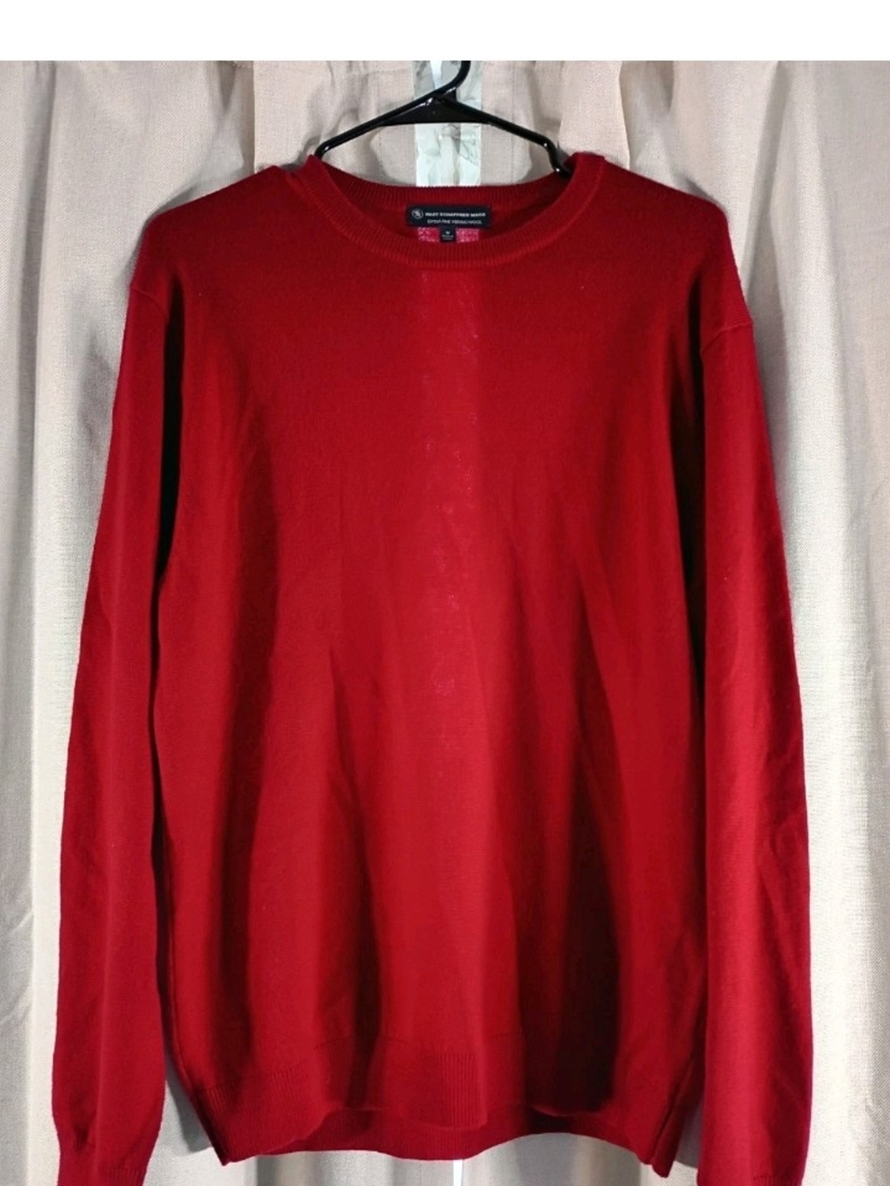 Hart Schaffner Marx Red Crewneck Sweater